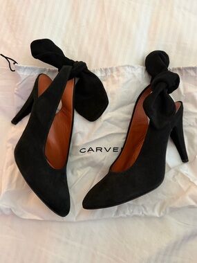 Carven Escarpin Suede Heels